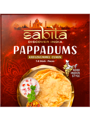 Pappadums Kreuzkümmel